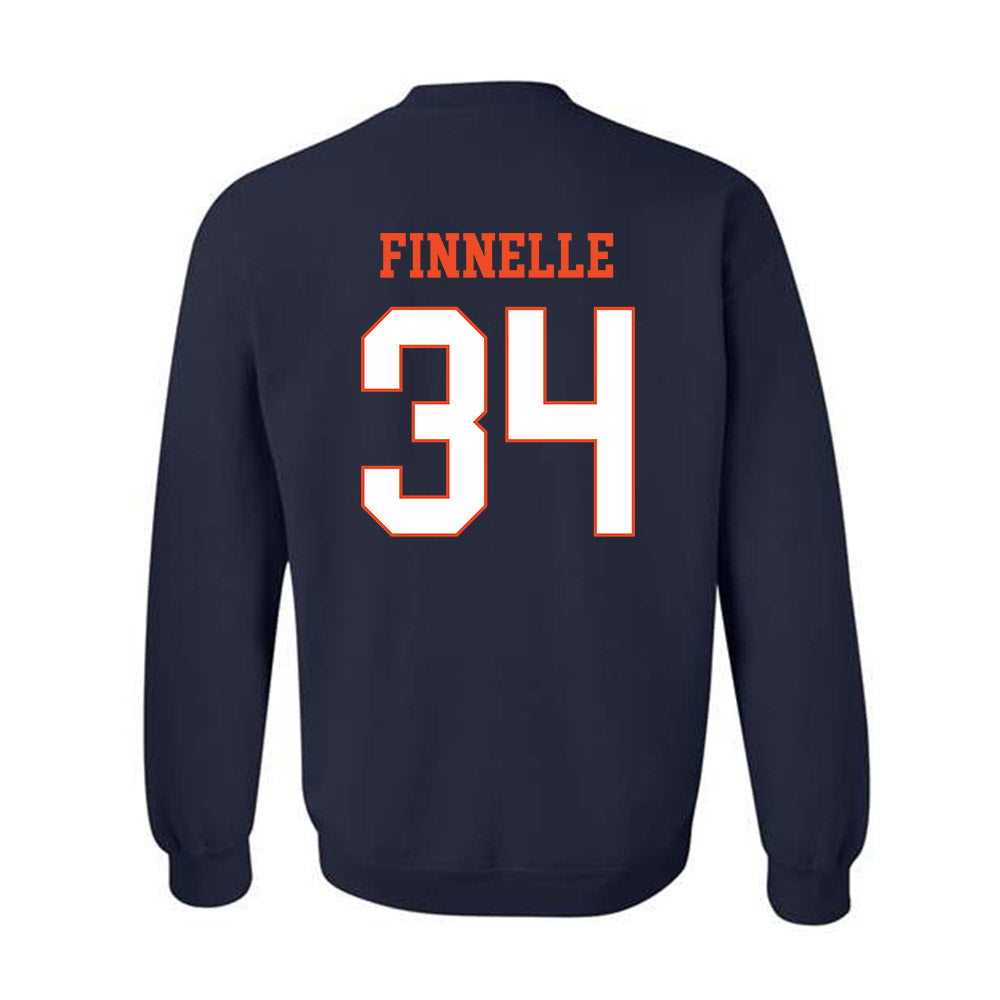 Virginia - NCAA Women's Lacrosse : Elyse Finnelle - Crewneck Sweatshirt-1