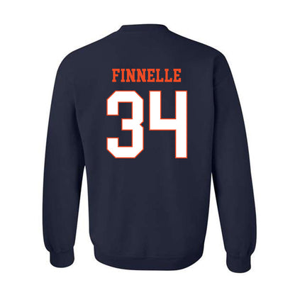 Virginia - NCAA Women's Lacrosse : Elyse Finnelle - Crewneck Sweatshirt-1
