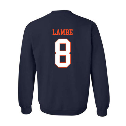 Virginia - NCAA Men's Soccer : Brendan Lambe - Crewneck Sweatshirt-1