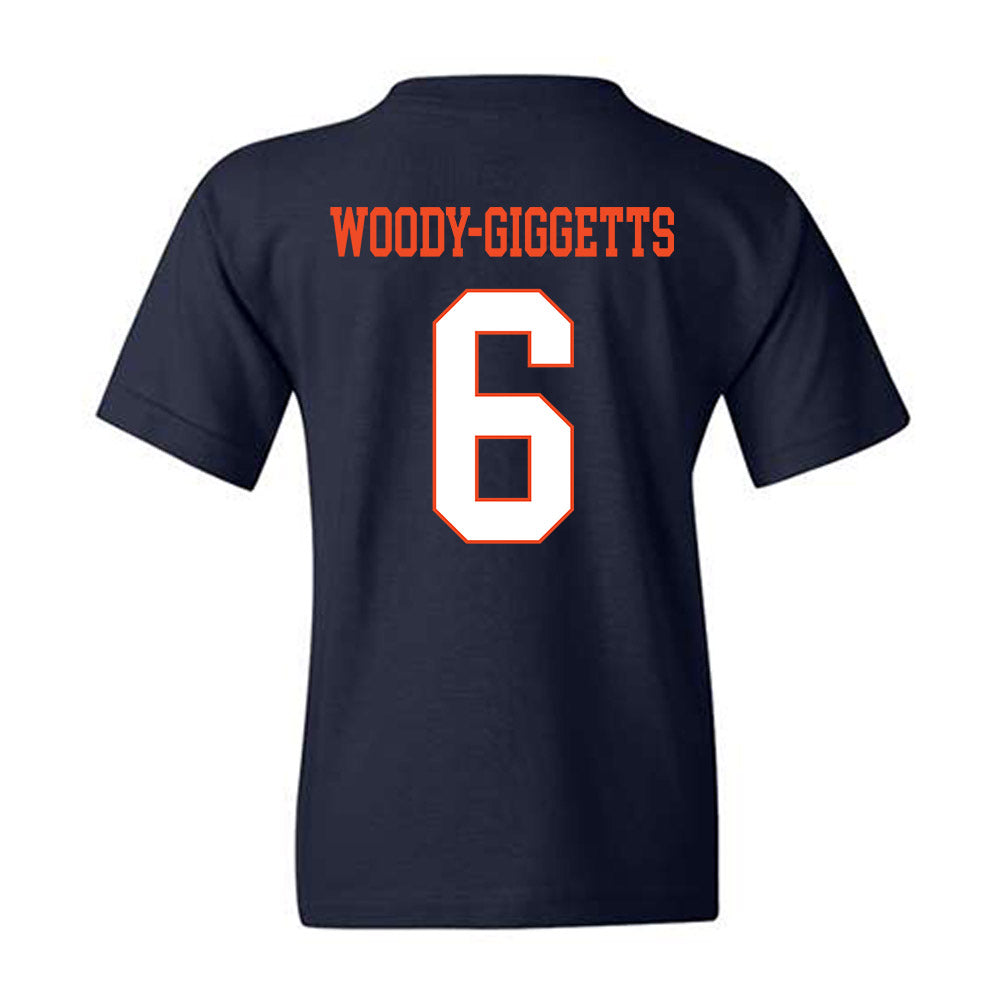 Virginia - NCAA Softball : Kamyria Woody-Giggetts - Youth T-Shirt-1