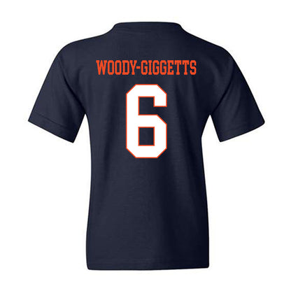Virginia - NCAA Softball : Kamyria Woody-Giggetts - Youth T-Shirt-1