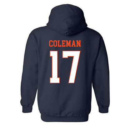 Virginia - NCAA Football : TyLyric Coleman - Hooded Sweatshirt-1