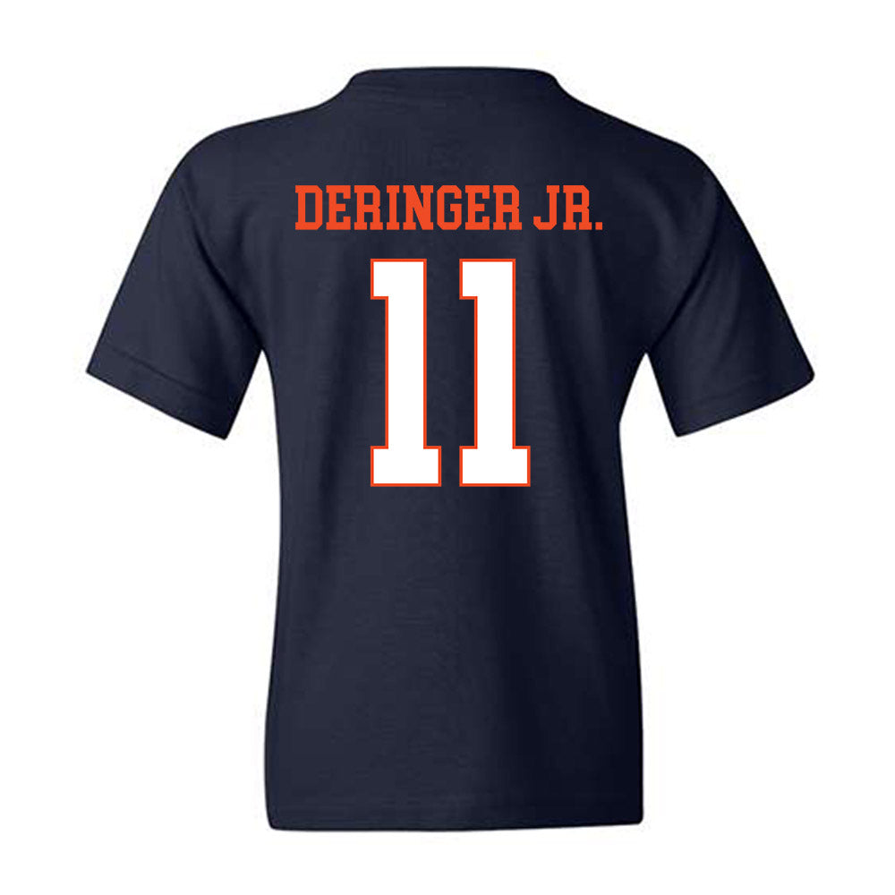 Virginia - NCAA Men's Lacrosse : James Deringer Jr. - Youth T-Shirt-1
