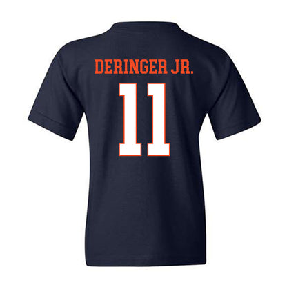 Virginia - NCAA Men's Lacrosse : James Deringer Jr. - Youth T-Shirt-1