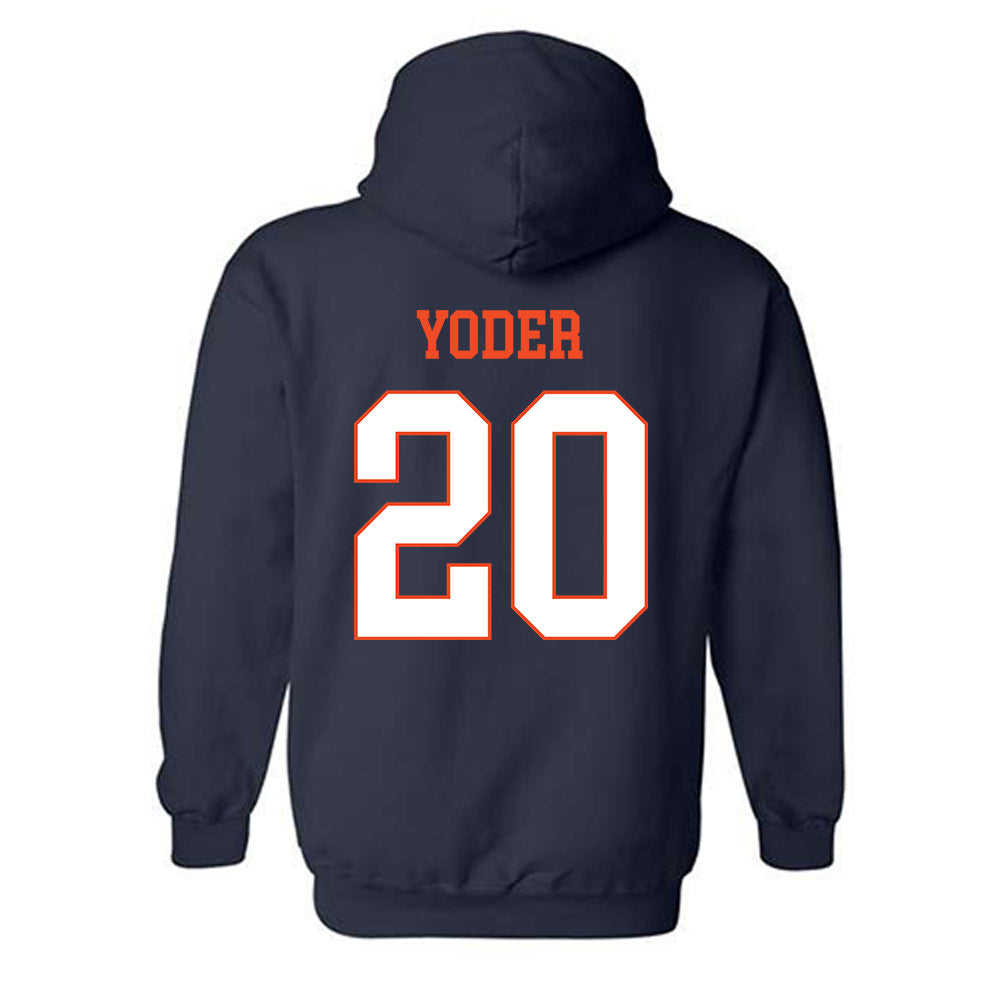 Virginia - NCAA Baseball : Noah Yoder - Hooded Sweatshirt-1