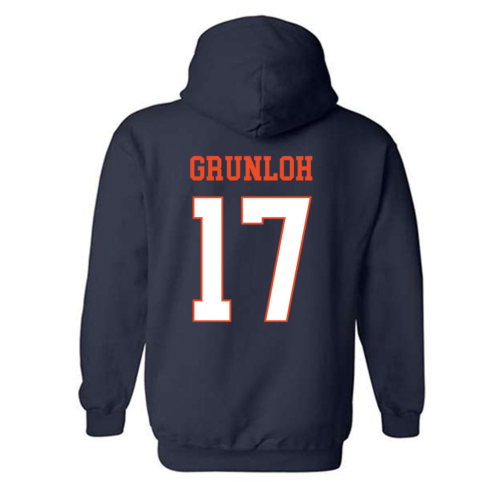Virginia - NCAA Men's Basketball : Johann Grunloh - Hooded Sweatshirt-1