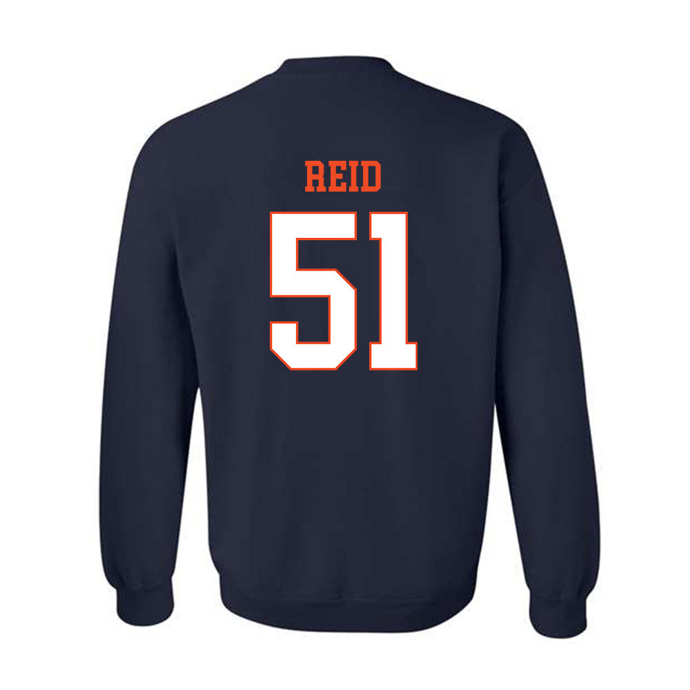 Virginia - NCAA Football : Grayson Reid - Crewneck Sweatshirt-1