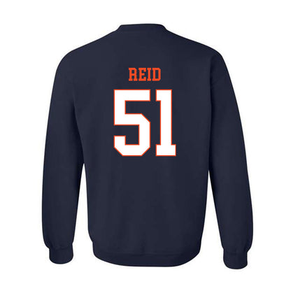 Virginia - NCAA Football : Grayson Reid - Crewneck Sweatshirt-1