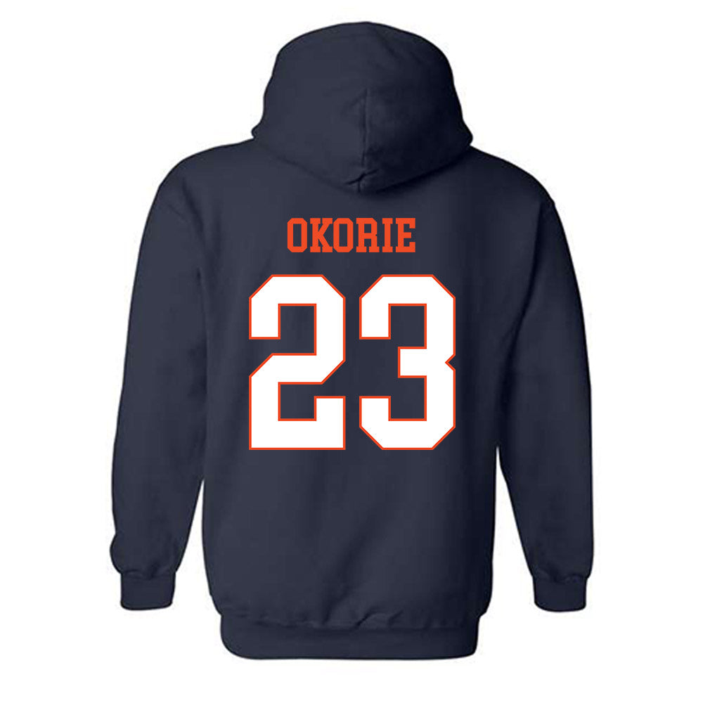 Virginia - NCAA Men's Soccer : David Okorie - Hooded Sweatshirt-1