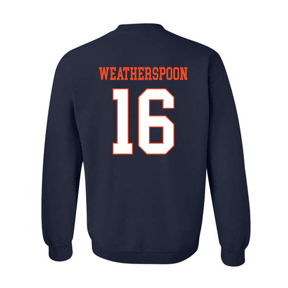 Virginia - NCAA Baseball : Jake Weatherspoon - Crewneck Sweatshirt-1
