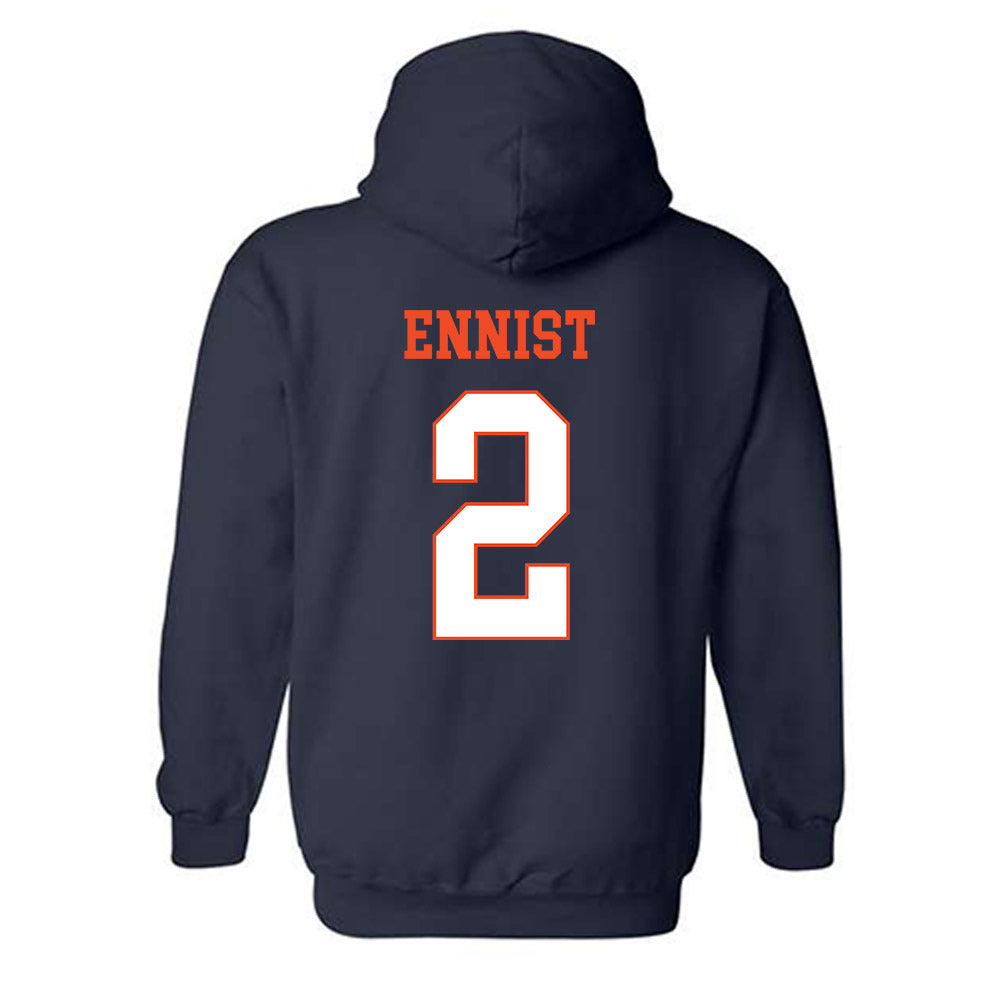 Virginia - NCAA Women's Volleyball : Reagan Ennist - Hooded Sweatshirt-1