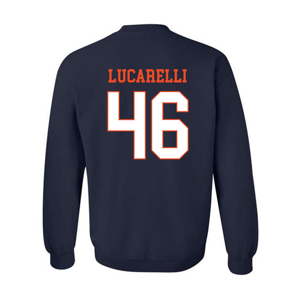 Virginia - NCAA Baseball : Christian Lucarelli - Crewneck Sweatshirt-1