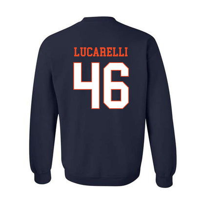 Virginia - NCAA Baseball : Christian Lucarelli - Crewneck Sweatshirt-1