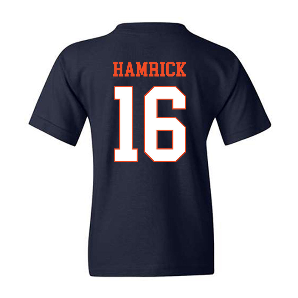 Virginia - NCAA Football : Ely Hamrick - Youth T-Shirt-1