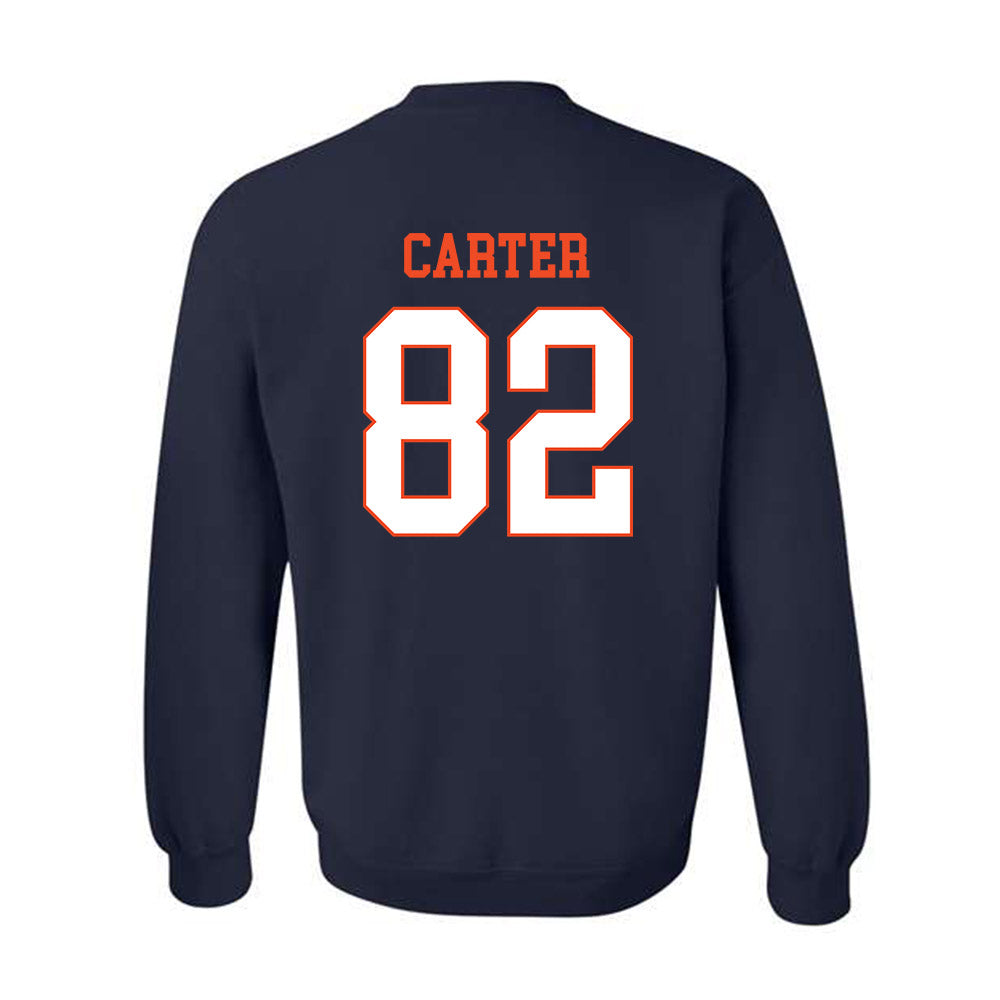 Virginia - NCAA Football : DaMari Carter - Crewneck Sweatshirt-1