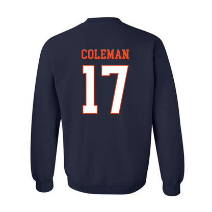 Virginia - NCAA Football : TyLyric Coleman - Crewneck Sweatshirt-1