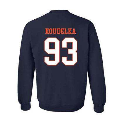 Virginia - NCAA Football : Billy Koudelka - Crewneck Sweatshirt-1