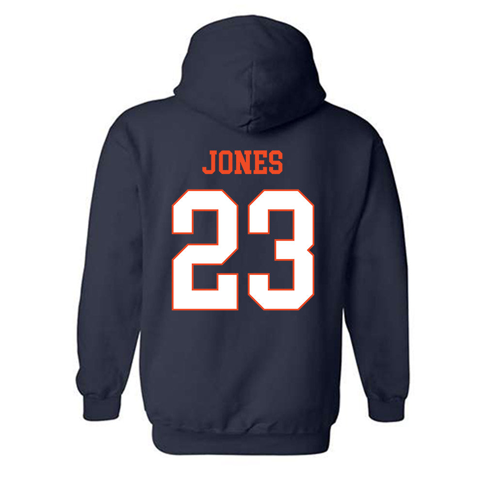 Virginia - NCAA Football : Jaylen Jones - Hooded Sweatshirt-1