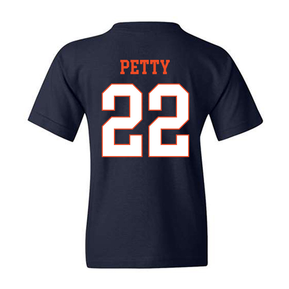 Virginia - NCAA Men's Lacrosse : Elijah Petty - Youth T-Shirt-1