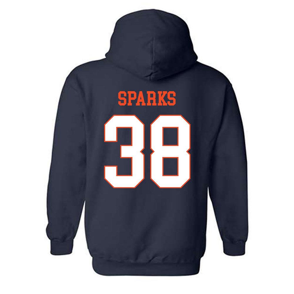 Virginia - NCAA Football : Daniel Sparks - Hooded Sweatshirt-1