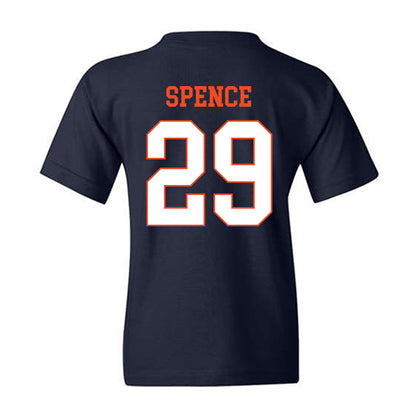Virginia - NCAA Football : Chris Spence - Youth T-Shirt-1