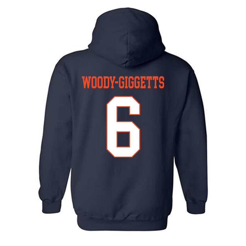 Virginia - NCAA Softball : Kamyria Woody-Giggetts - Hooded Sweatshirt-1