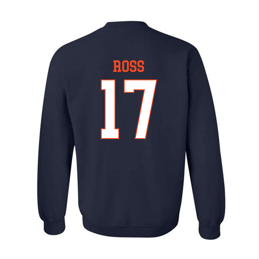 Virginia - NCAA Football : Justin Ross - Crewneck Sweatshirt-1