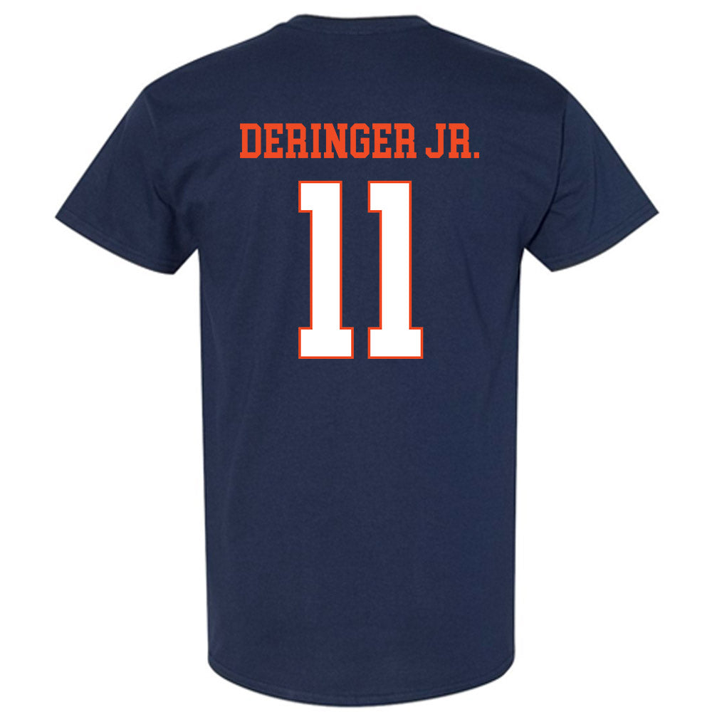 Virginia - NCAA Men's Lacrosse : James Deringer Jr. - T-Shirt-1