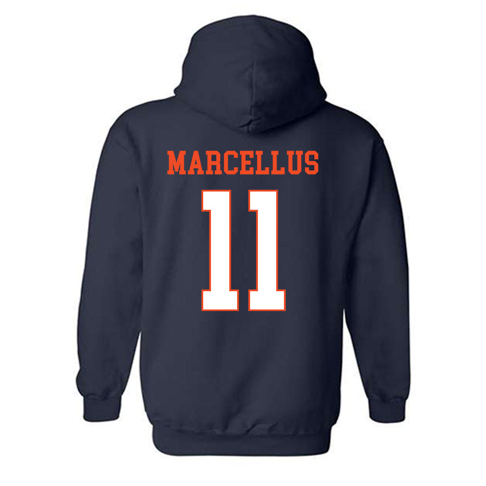 Virginia - NCAA Football : Maddox Marcellus - Hooded Sweatshirt-1