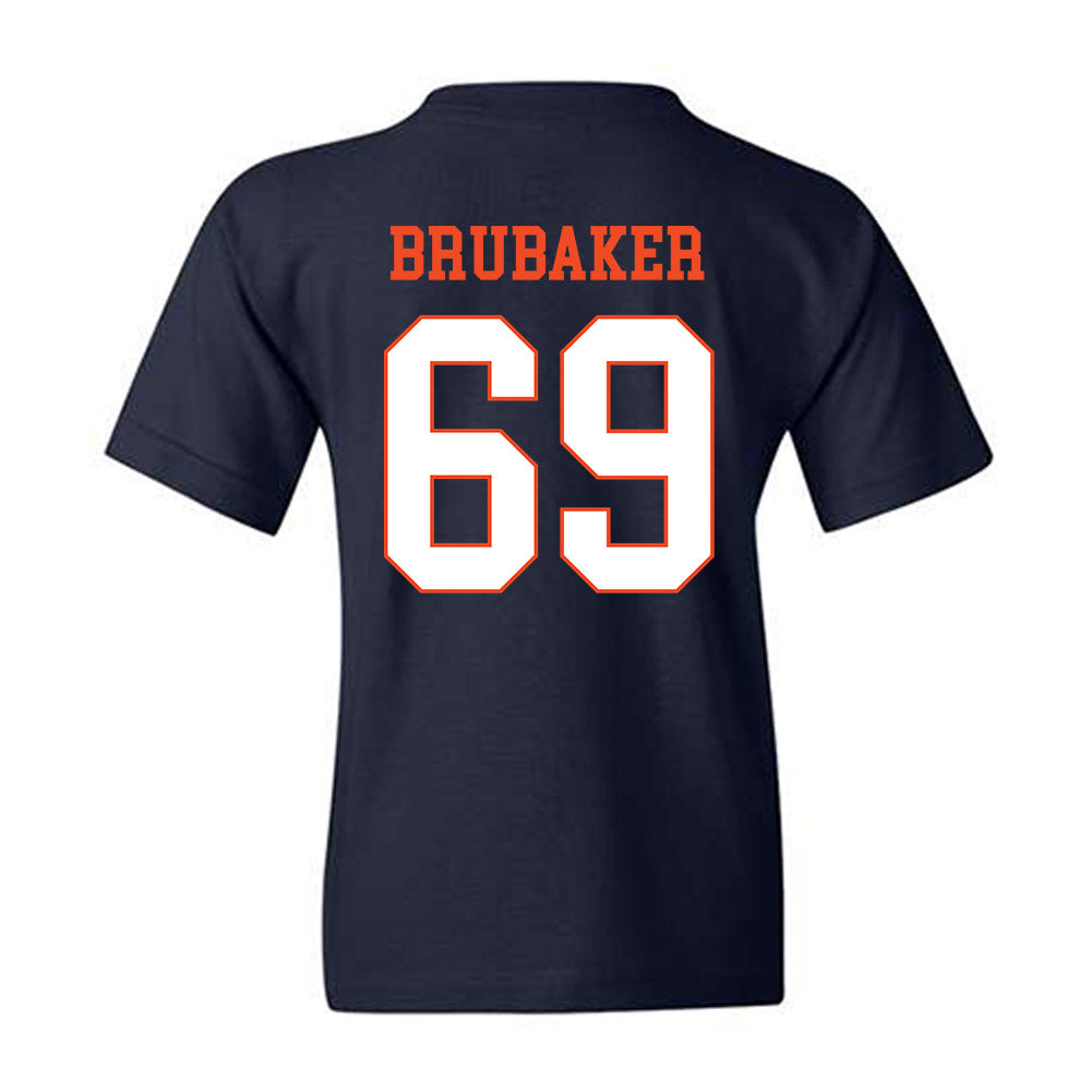 Virginia - NCAA Football : Ryan Brubaker - Youth T-Shirt-1