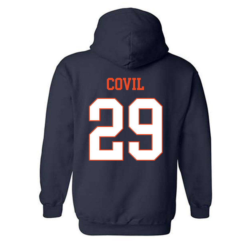 Virginia - NCAA Football : Jayden Covil - Hooded Sweatshirt-1