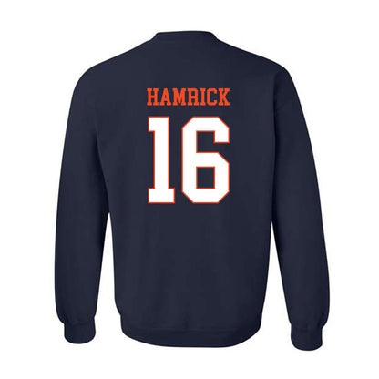 Virginia - NCAA Football : Ely Hamrick - Crewneck Sweatshirt-1