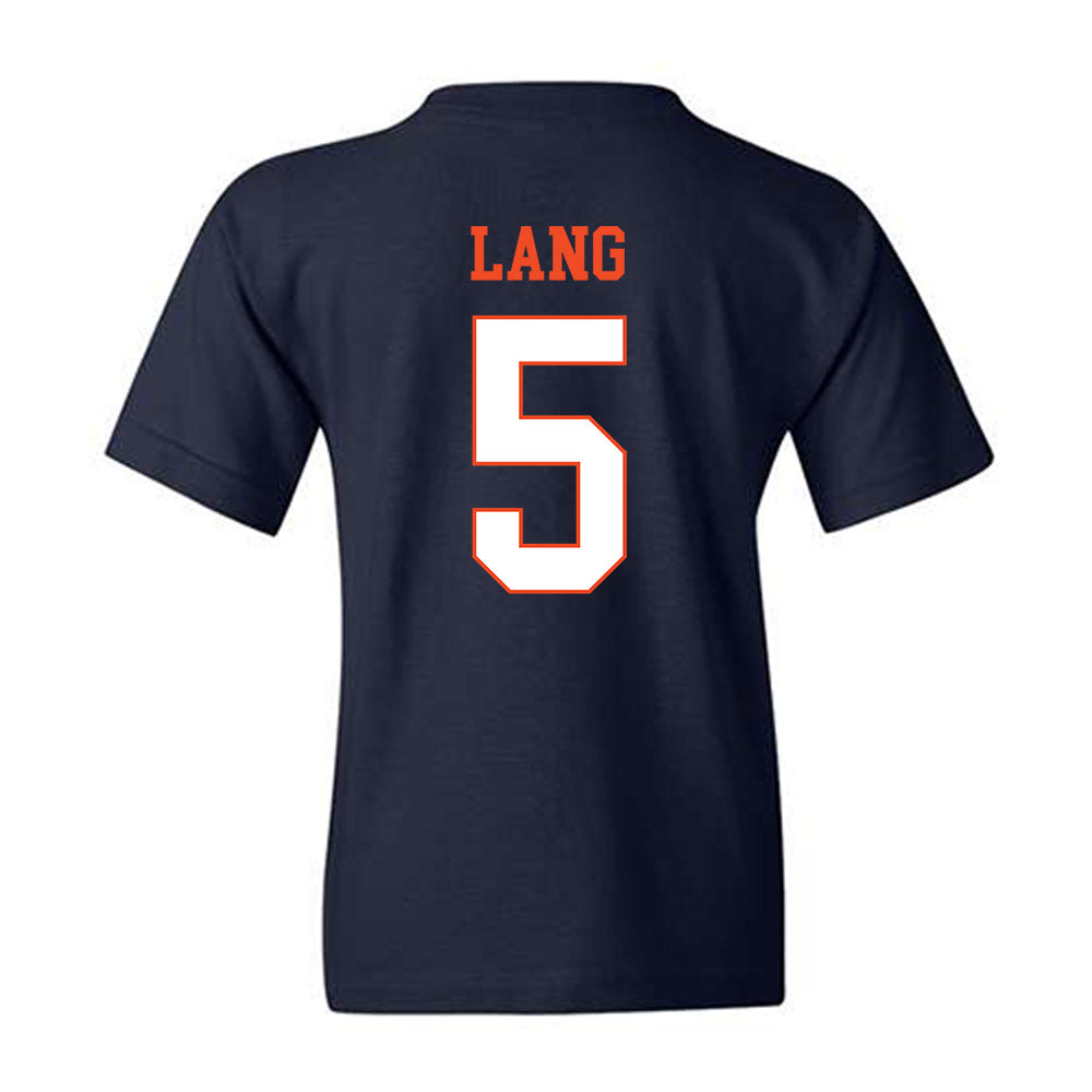 Virginia - NCAA Women's Volleyball : Caroline Lang - Youth T-Shirt-1