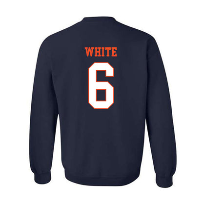 Virginia - NCAA Men's Basketball : Jacari White - Crewneck Sweatshirt-1
