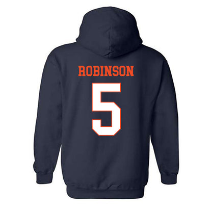 Virginia - NCAA Football : Kam Robinson - Hooded Sweatshirt-1
