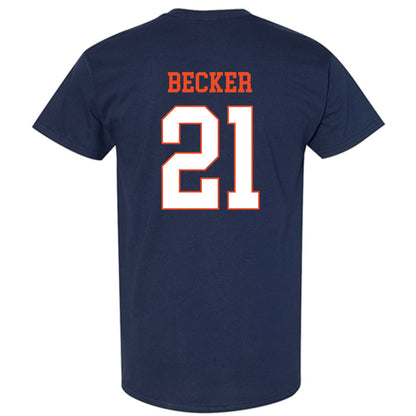 Virginia - NCAA Baseball : Eric Becker - T-Shirt-1