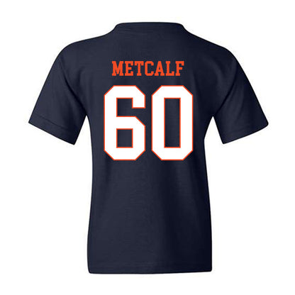 Virginia - NCAA Football : Drake Metcalf - Youth T-Shirt-1