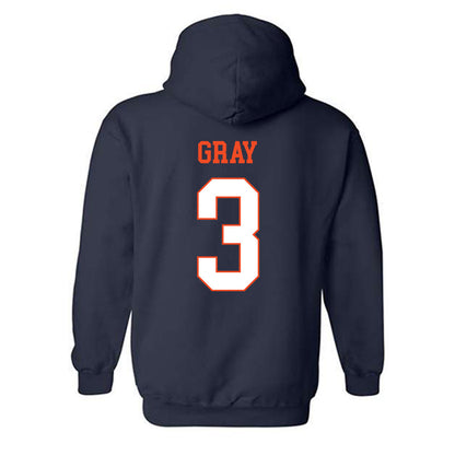 Virginia - NCAA Football : Kevon Gray - Hooded Sweatshirt-1