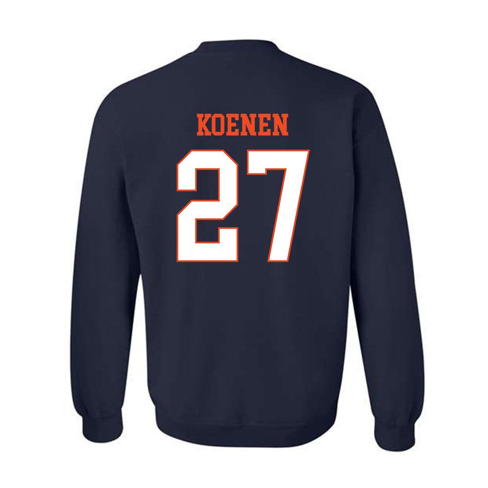 Virginia - NCAA Baseball : Drew Koenen - Crewneck Sweatshirt-1