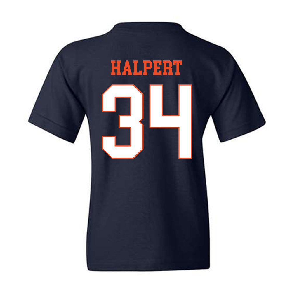 Virginia - NCAA Men's Lacrosse : Charlie Halpert - Youth T-Shirt-1