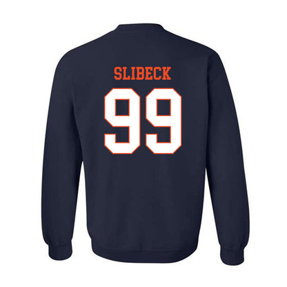 Virginia - NCAA Football : Elijah Slibeck - Crewneck Sweatshirt-1