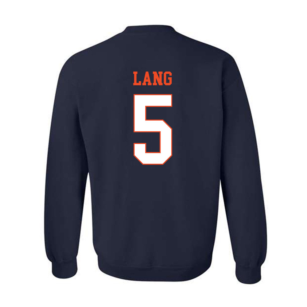 Virginia - NCAA Women's Volleyball : Caroline Lang - Crewneck Sweatshirt-1