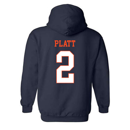 Virginia - NCAA Football : Donavon Platt - Hooded Sweatshirt-1