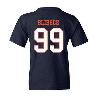 Virginia - NCAA Football : Elijah Slibeck - Youth T-Shirt-1