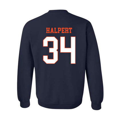 Virginia - NCAA Men's Lacrosse : Charlie Halpert - Crewneck Sweatshirt-1
