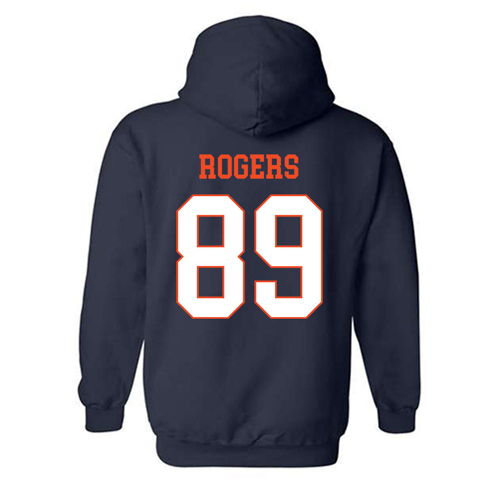 Virginia - NCAA Football : John Rogers - Hooded Sweatshirt-1