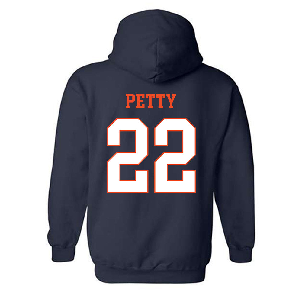 Virginia - NCAA Men's Lacrosse : Elijah Petty - Hooded Sweatshirt-1