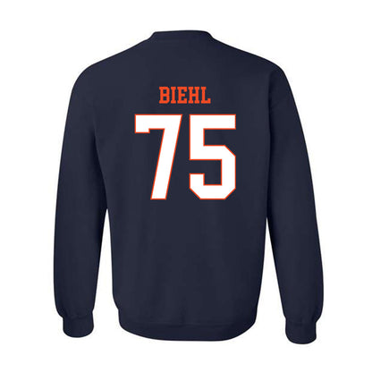 Virginia - NCAA Football : Dylan Biehl - Crewneck Sweatshirt-1