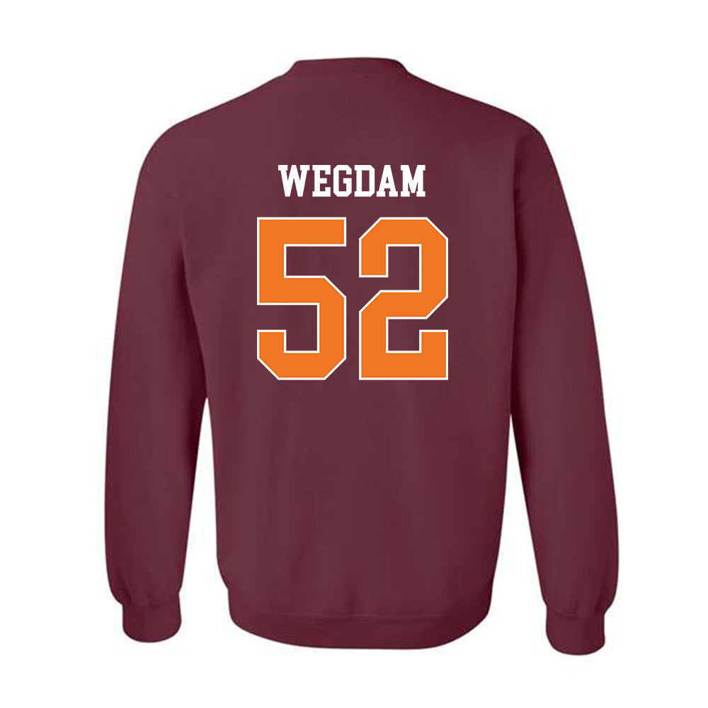 Virginia Tech - NCAA Football : Buddy Wegdam - Classic Shersey Crewneck Sweatshirt-1
