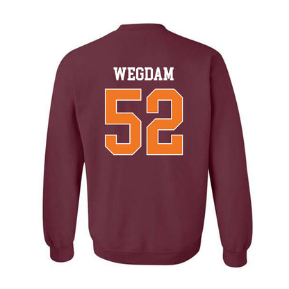Virginia Tech - NCAA Football : Buddy Wegdam - Classic Shersey Crewneck Sweatshirt-1